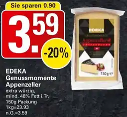 WEZ EDEKA Genussmomente Appenzeller Angebot