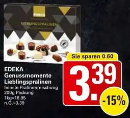 WEZ EDEKA Genussmomente Lieblingspralinen Angebot