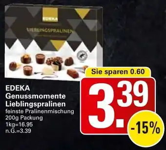 WEZ EDEKA Genussmomente Lieblingspralinen Angebot