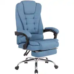 Netto Marken-Discount TPFLiving Bürostuhl OnixStoff Blau Angebot