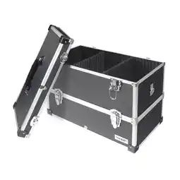 Netto Marken-Discount HMF 14660-02 Alu Werkzeugkoffer leer, 2 Etagen, 44 x 32,5 x 24 cm, Schwarz Angebot