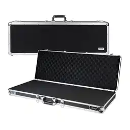 Netto Marken-Discount HMF 14404-02 Alu Waffenkoffer für Gewehre mit Rasterschaumstoff, 96 x 36 x 12 cm, Schwarz Angebot