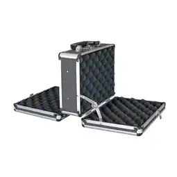 Netto Marken-Discount HMF 14411-02 Alu Waffenkoffer für 2 Pistolen, Doppelseitig, 31 x 26 x 15 cm, Schwarz Angebot