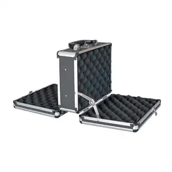 Netto Marken-Discount HMF 14411-02 Alu Waffenkoffer für 2 Pistolen, Doppelseitig, 31 x 26 x 15 cm, Schwarz Angebot
