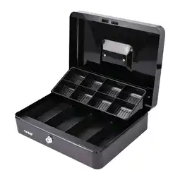 Netto Marken-Discount HMF 15130-02 Geldkassette mit Scheinfächer und Münzfächer, 30 x 24 x 9 cm, Schwarz Angebot