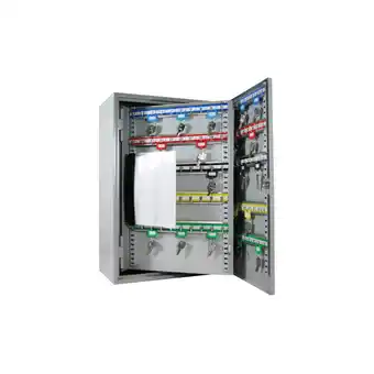 Netto Marken-Discount HMF 135300-07 Schlüsselschrank, 300 Haken, 55 x 38 x 20,5 cm, Lichtgrau Angebot