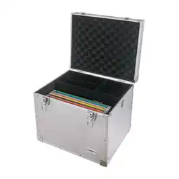 Netto Marken-Discount HMF 14812-02 Hängeregister Box, Alukoffer für DIN A4 Hängemappen, 41 x 33 x 36 cm Angebot