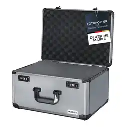 Netto Marken-Discount HMF 14412-02 Alu Fotokoffer, Miniaturenkoffer mit Rasterschaumstoff, 46 x 33 x 26 cm Angebot