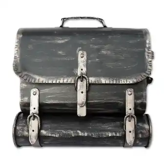 Netto Marken-Discount HMF 506 Briefkasten Antik SCHULRANZEN WNS, 36 x 41 x 8,5 cm, Silber Angebot