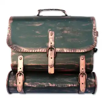 Netto Marken-Discount HMF 506 Briefkasten Antik SCHULRANZEN WNS, 36 x 41 x 8,5 cm, Kupfer Angebot