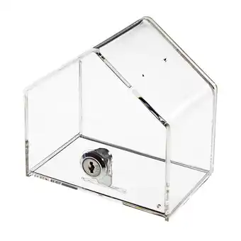 Netto Marken-Discount HMF 46911 Spendenbox, Aktionsbox, Spendenhaus, Acryl, 13,8 x 12,5 x 9,0 cm Angebot