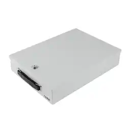 Netto Marken-Discount HMF 141-07 Dokumentenkassette, DIN A4, 37,5 x 26,5 x 8 cm, Lichtgrau Angebot