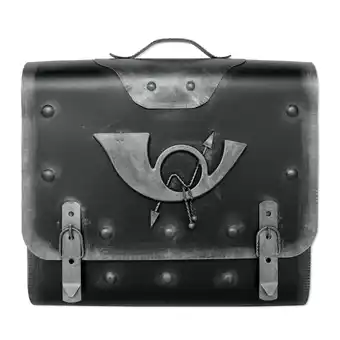 Netto Marken-Discount HMF 510 Briefkasten Alter Ranzen mit Posthorn PH2, 40 x 40 x 9 cm, Silber Angebot