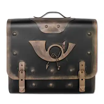 Netto Marken-Discount HMF 510 Briefkasten Alter Ranzen mit Posthorn PH2, 40 x 40 x 9 cm, Gold Angebot