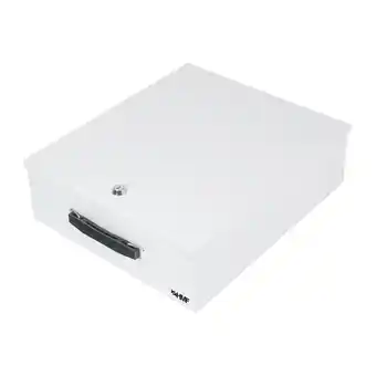 Netto Marken-Discount HMF 142-07 Dokumentenkassette XL für Ordner, DIN A4 / B4, 39,5 x 32,5 x 12 cm, Lichtgrau Angebot