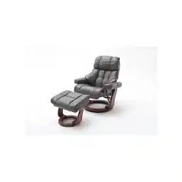 Netto Marken-Discount iNNoSeat by MCA + CALGARY Relaxer mit Hocker - versch. Farben - Schlamm/Walnuss Angebot