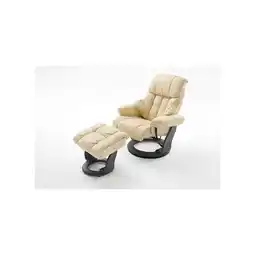 Netto Marken-Discount iNNoSeat by MCA + CALGARY Relaxer mit Hocker - versch. Farben - Creme/Schwarz Angebot