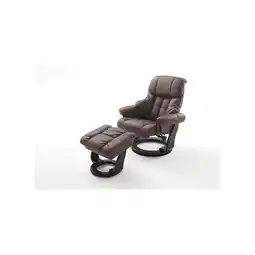 Netto Marken-Discount iNNoSeat by MCA + CALGARY Relaxer mit Hocker - versch. Farben - Braun/Schwarz Angebot