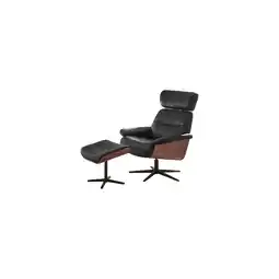 Netto Marken-Discount iNNoSeat by MCA + MANILA Relaxer mit Hocker manuell - versch. Farben - Schwarz/Schwarz Angebot