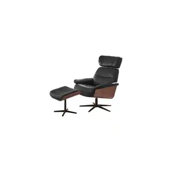 Netto Marken-Discount iNNoSeat by MCA + MANILA Relaxer mit Hocker manuell - versch. Farben - Schwarz/Schwarz Angebot