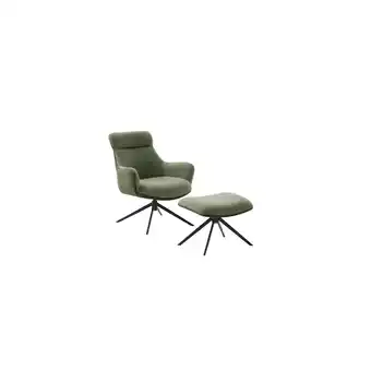 Netto Marken-Discount iNNoSeat by MCA + PELION Drehstuhl mit Armlehnen - versch. Farben - Schwarz / Olive Angebot