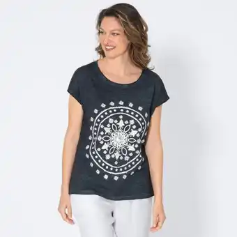 NKD Damen-T-Shirt mit Oilwash-Effekt Angebot