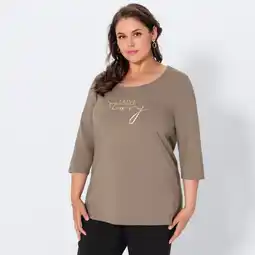 NKD Damen-Langarmshirt mit 3/4 Arm, große Größen Angebot
