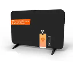 toom Baumarkt Infrarotheizung 'Smart Dual' schwarz 450 W Angebot
