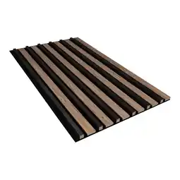 toom Baumarkt Kosche Akustikpaneel 3D 'Amalfi' Eiche/anthrazit 2400 x 561 x 25 mm Angebot