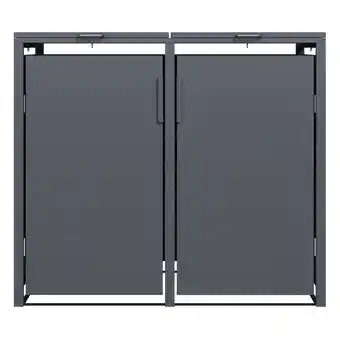 toom Baumarkt Mülltonnenbox anthrazit 132 x 116 x 80 cm Angebot