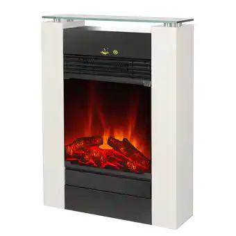 toom Baumarkt El Fuego Elektrokamin 'Tessin' weiß 2 kW Angebot