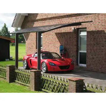 toom Baumarkt Ximax Einzelcarport 'Portoforte Typ 80 MR' mattbraun 270 x 495 x 298 cm Angebot