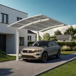 toom Baumarkt Ximax Einzelcarport 'Portoforte Typ 80 WW' weiß 270 x 495 x 298 cm Angebot