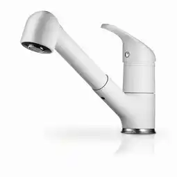 toom Baumarkt Pyramis Küchenarmatur 'Festivo' weiß Angebot