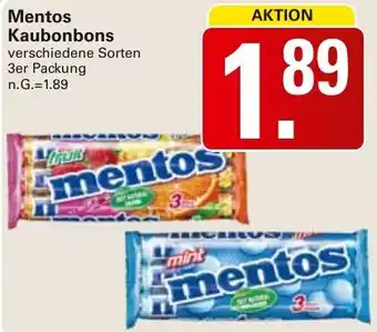 WEZ Mentos Kaubonbons Angebot