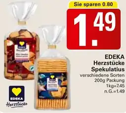 WEZ EDEKA Herzstücke Spekulatius Angebot