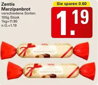 WEZ Zentis Marzipanbrot Angebot