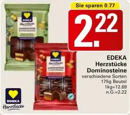WEZ EDEKA Herzstücke Dominosteine Angebot
