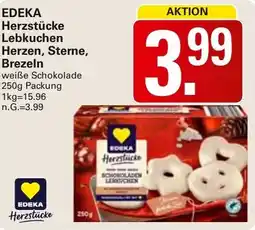 WEZ EDEKA Herzstücke Lebkuchen Herzen, Sterne, Brezeln Angebot