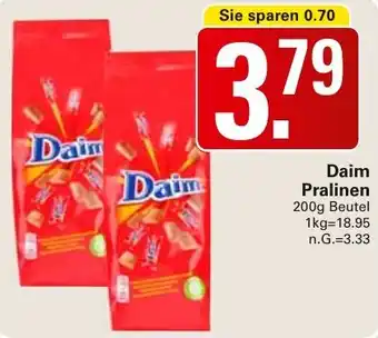WEZ Daim Pralinen Angebot