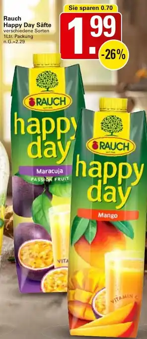 WEZ Rauch Happy Day Säfte Angebot