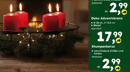 Globus Baumarkt Stumpenkerze Angebot