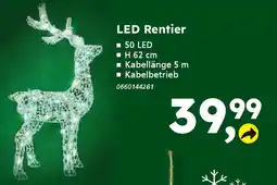 Globus Baumarkt LED Rentier Angebot