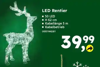 Globus Baumarkt LED Rentier Angebot
