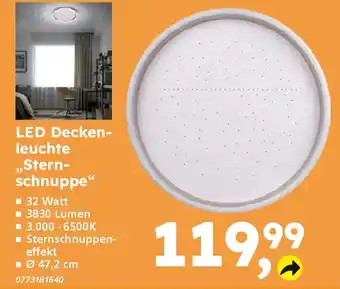 Globus Baumarkt LED Deckenleuchte „Sternschnuppe" Angebot