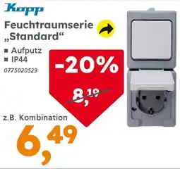 Globus Baumarkt Kopp Feuchtraumserie „Standard“ Angebot