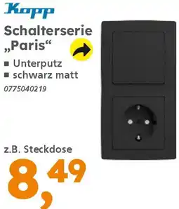 Globus Baumarkt Kopp Schalterserie ,,Paris" Angebot