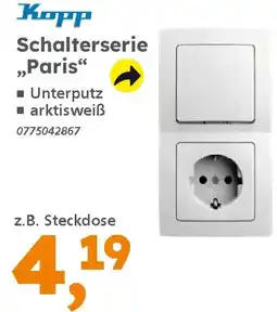 Globus Baumarkt Kopp Schalterserie „Paris" Angebot