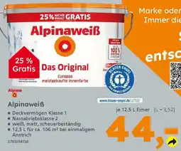 Globus Baumarkt Alpina Alpinaweiß Angebot
