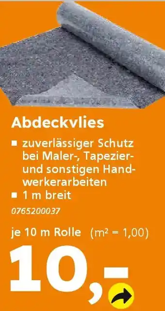 Globus Baumarkt Abdeckvlies Angebot